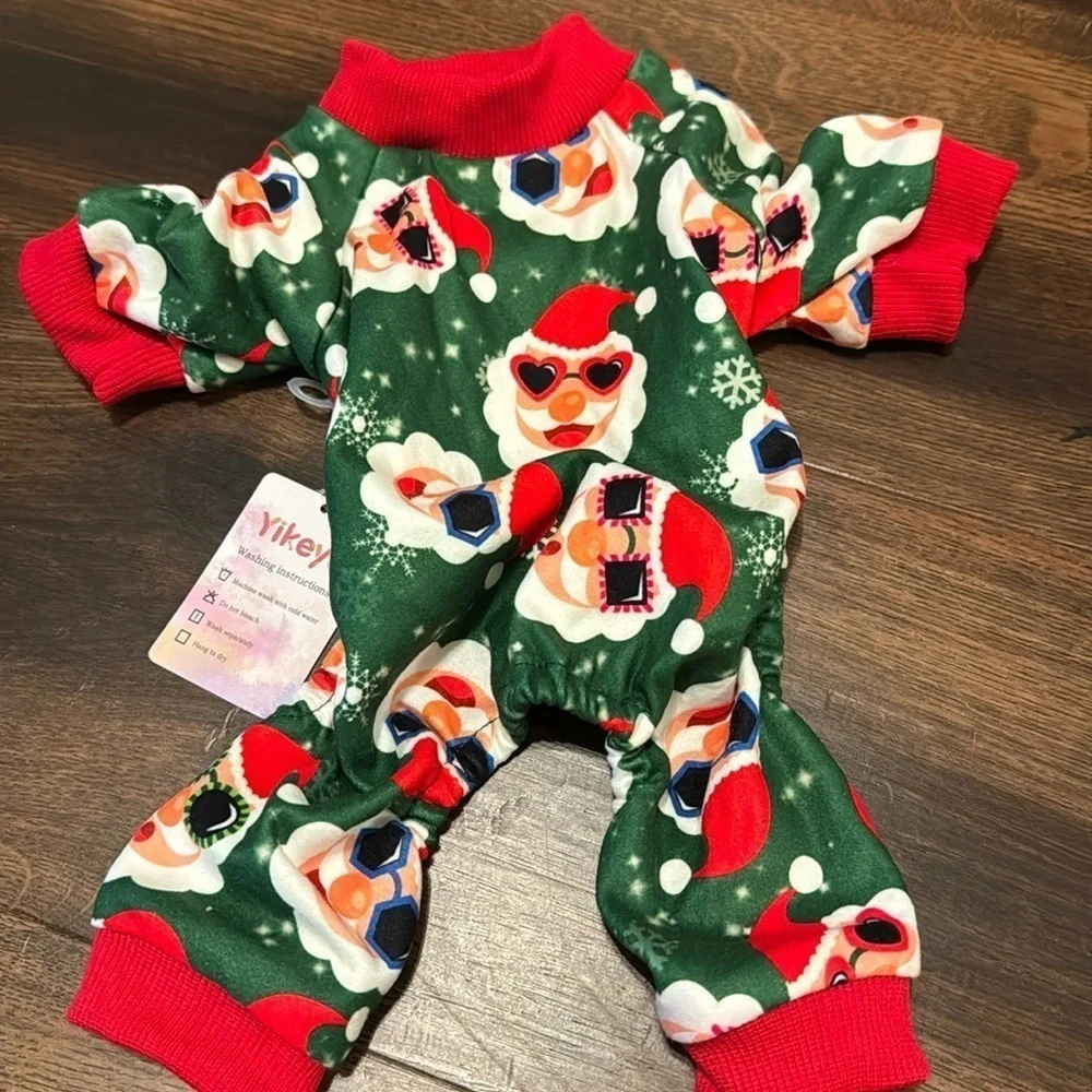 Christmas Dog Pajamas Size XS NWT